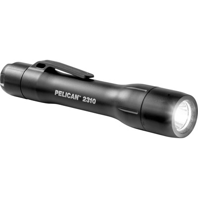 pelican black led flashlight 2310
