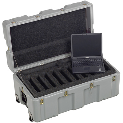 pelican military army laptop transport case