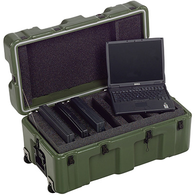 pelican military laptop transport case