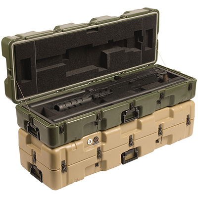 pelican military m2 gun transport case