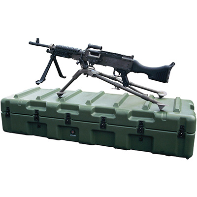 pelican military M240B machine gun case