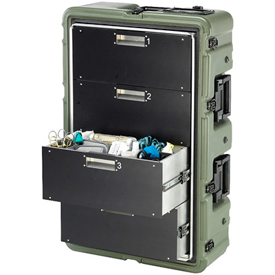 pelican military mobile medical cabinet
